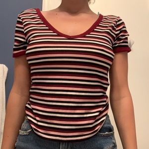 Cute top with v neck cut